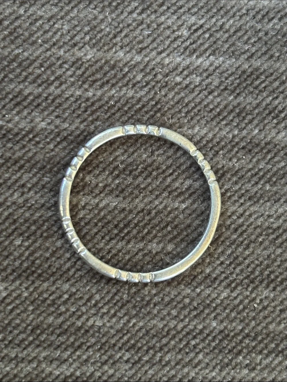 .925 STACKING RING Real solid Sterling Silver Fine Jewelry Y2K Vtg 2000s